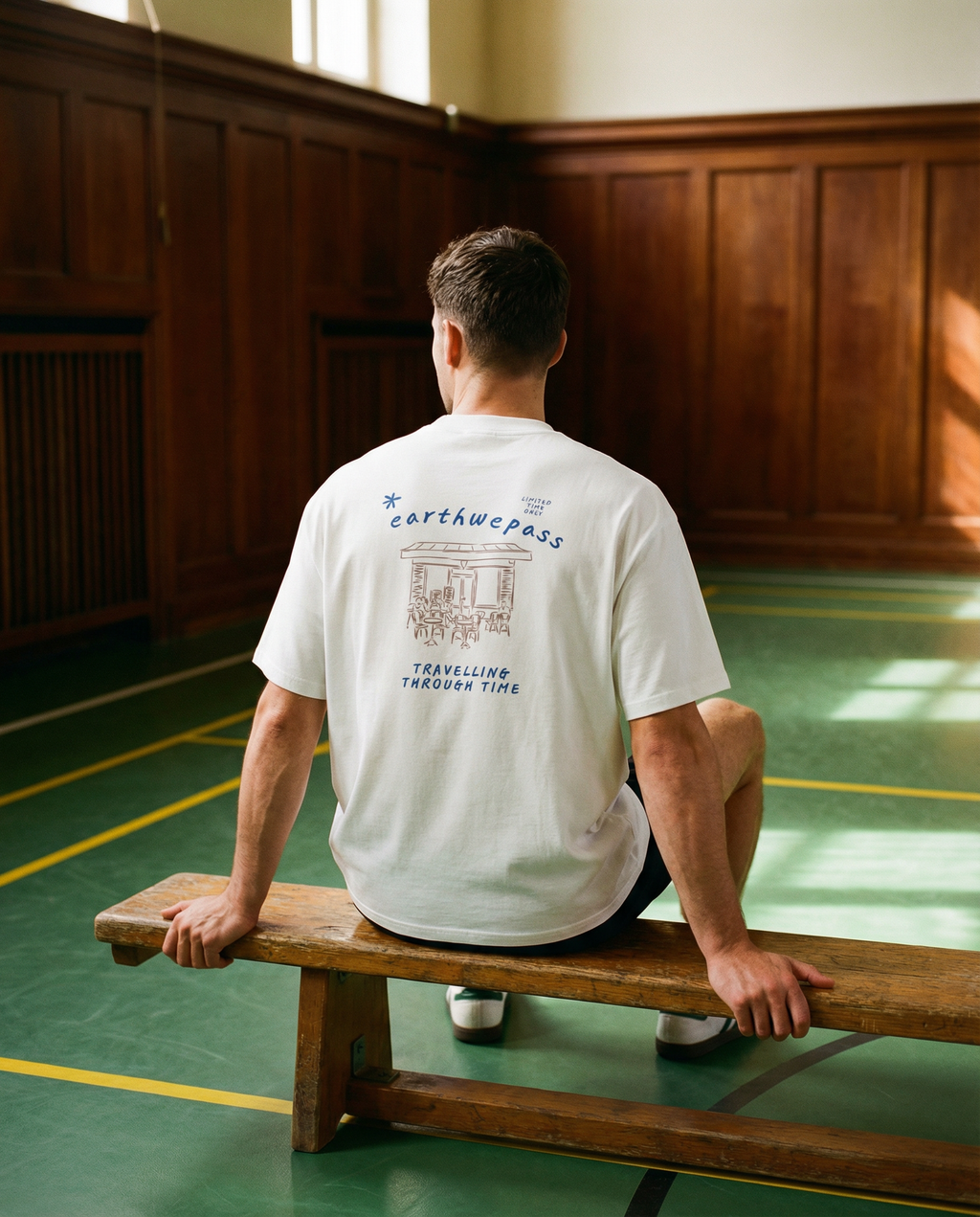 Travelling Through Time Tee – White